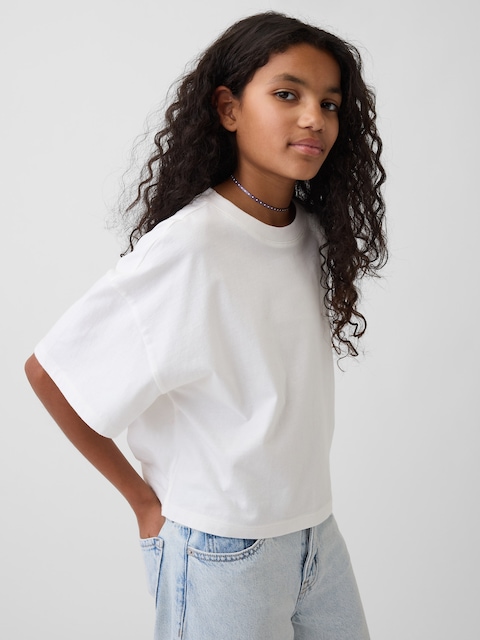 T-SHIRT SURDIMENSIONNÉ DROIT POUR ENFANT