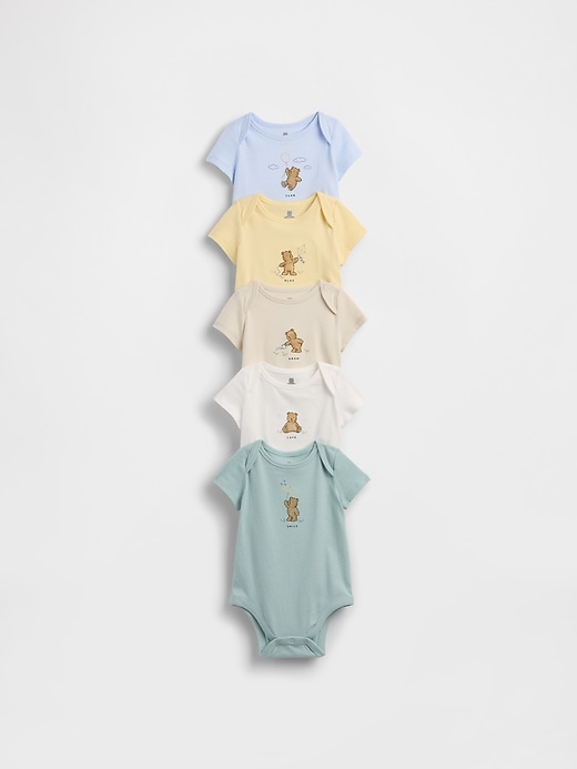 Image number 1 showing, Baby First Favorites Organic Cotton Bodysuit (5-Pack)