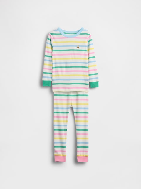 PYJAMA EN COTON BIOLOGIQUE BROSSÉ POUR BÉBÉ ET TOUT-PETIT