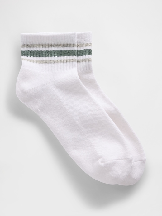 Image number 1 showing, Athletic Quarter Crew Socks