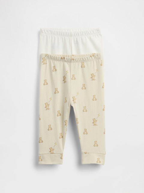 PANTALON PREMIERS ESSENTIELS À TAILLE EXTENSIBLE EN COTON BIOLOGIQUE POUR BÉBÉ (ARTICLES EN PAQUET)