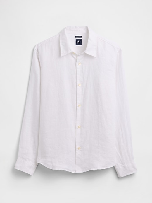 Image number 5 showing, 100% Linen Relaxed Shirt