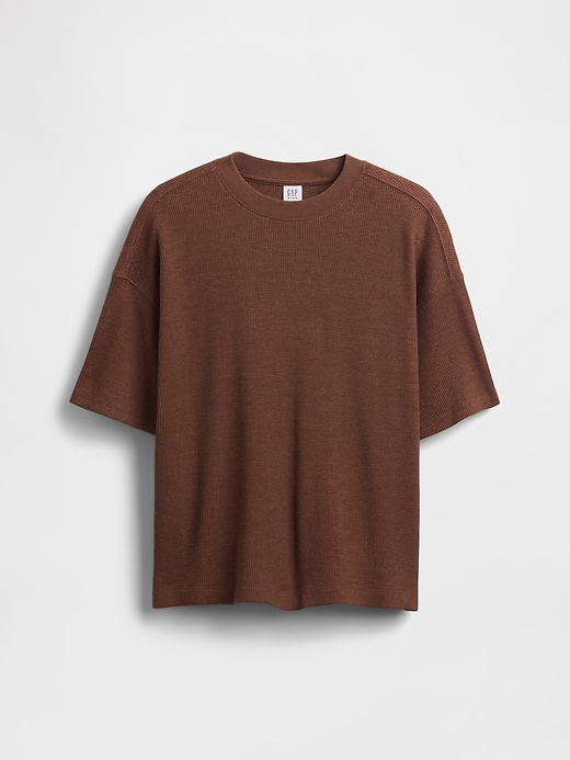 Image number 1 showing, Kids Oversized Waffle T-Shirt