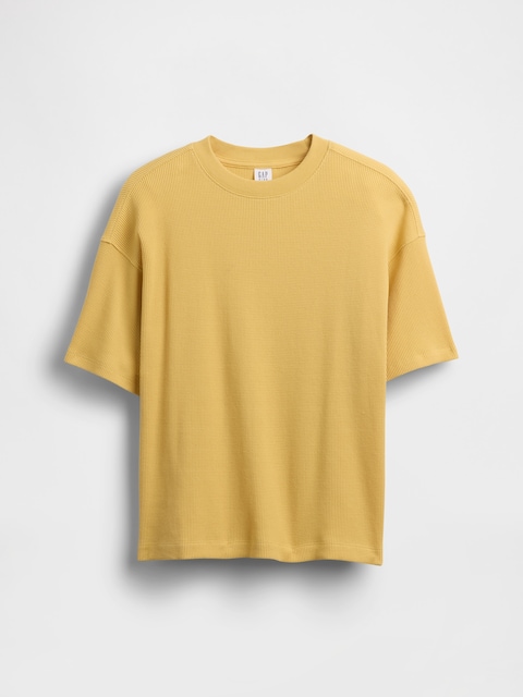 T-SHIRT GAUFRÉ SURDIMENSIONNÉ POUR ENFANT