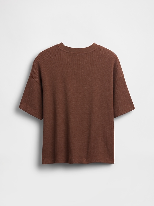 Image number 2 showing, Kids Oversized Waffle T-Shirt