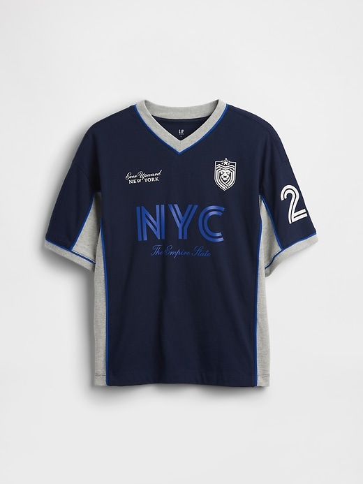 Image number 1 showing, Kids Oversized Jersey T-Shirt