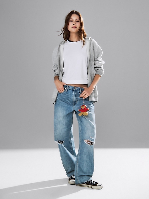 Image number 8 showing, High Rise Barrel Jeans