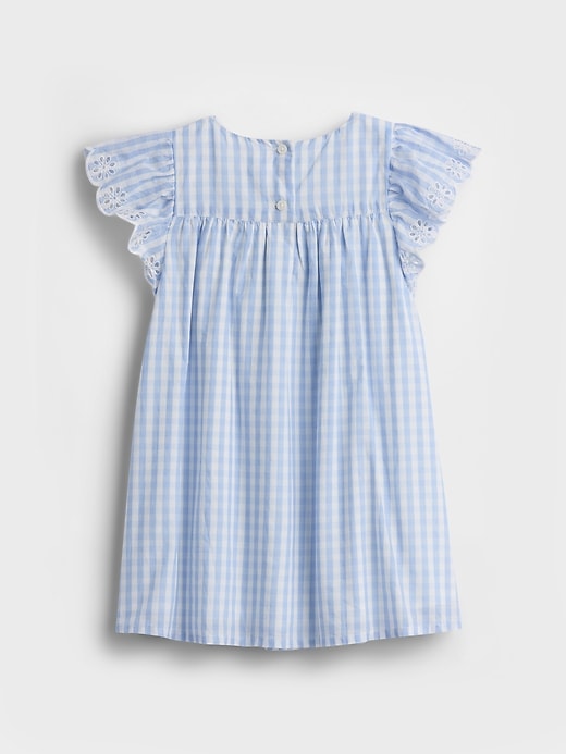 Image number 3 showing, Baby & Toddler Eyelet Gingham Dress