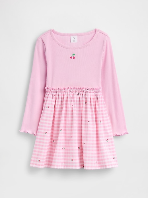 Image number 2 showing, Baby & Toddler Mixed Media Dress