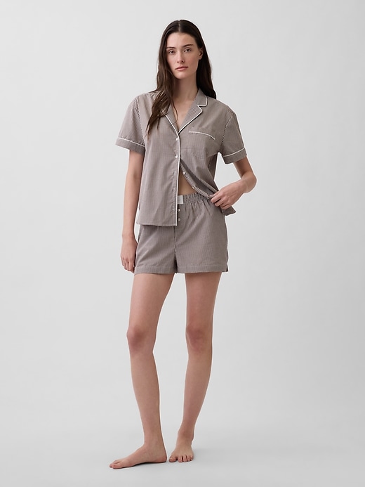 Image number 1 showing, Poplin PJ Boxer Shorts