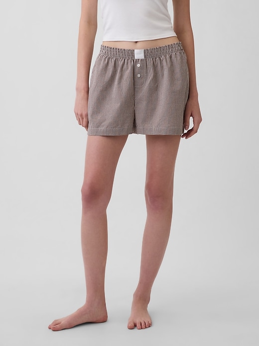 Image number 2 showing, Poplin PJ Boxer Shorts