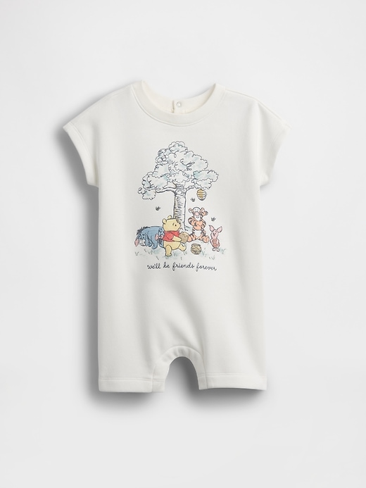 Image number 1 showing, Baby Winnie The Pooh VintageSoft Shorty One-Piece