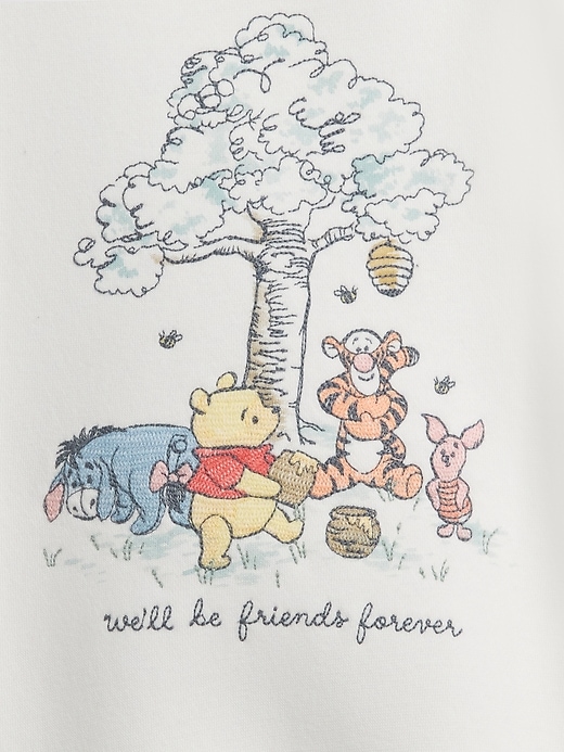 Image number 3 showing, Baby Winnie The Pooh VintageSoft Shorty One-Piece