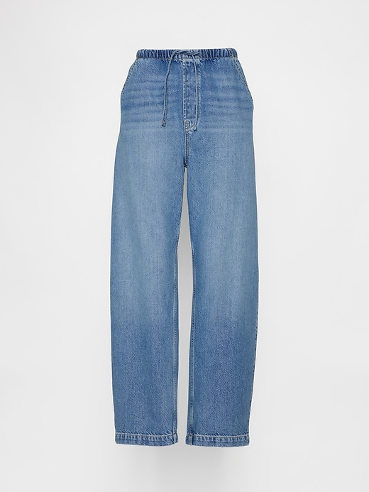 Image number 5 showing, High Rise UltraSoft Easy Barrel Jeans