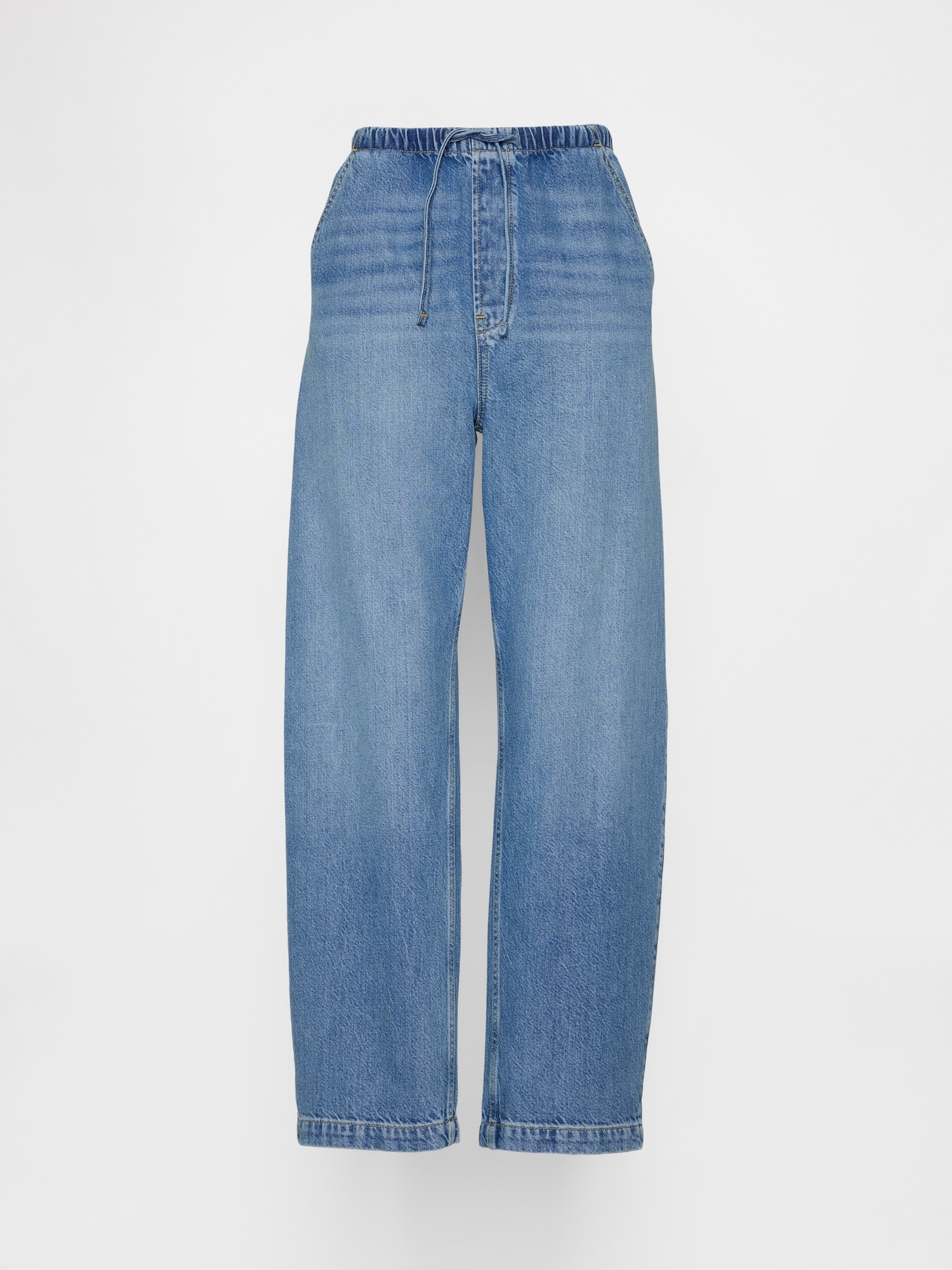 High Rise UltraSoft Easy Barrel Jeans