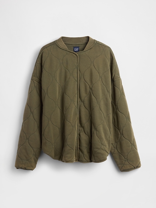 Image number 5 showing, VintageSoft Quilted Oversized Jacket