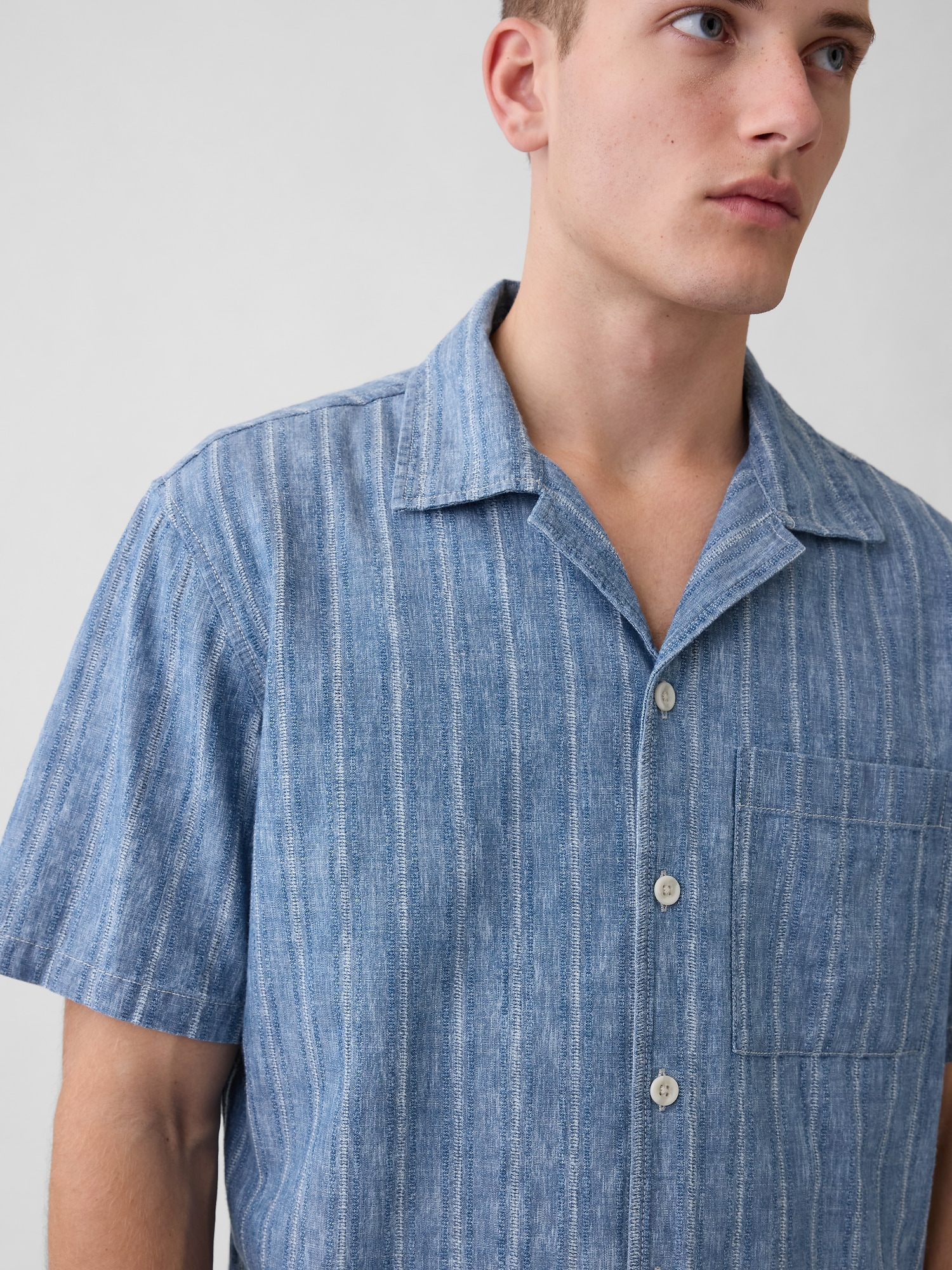 Denim Dobby Resort Shirt