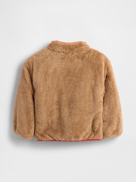 L'image numéro 3 présente Veste réversible légère en Sherpa pour Bébé et Tout-petit