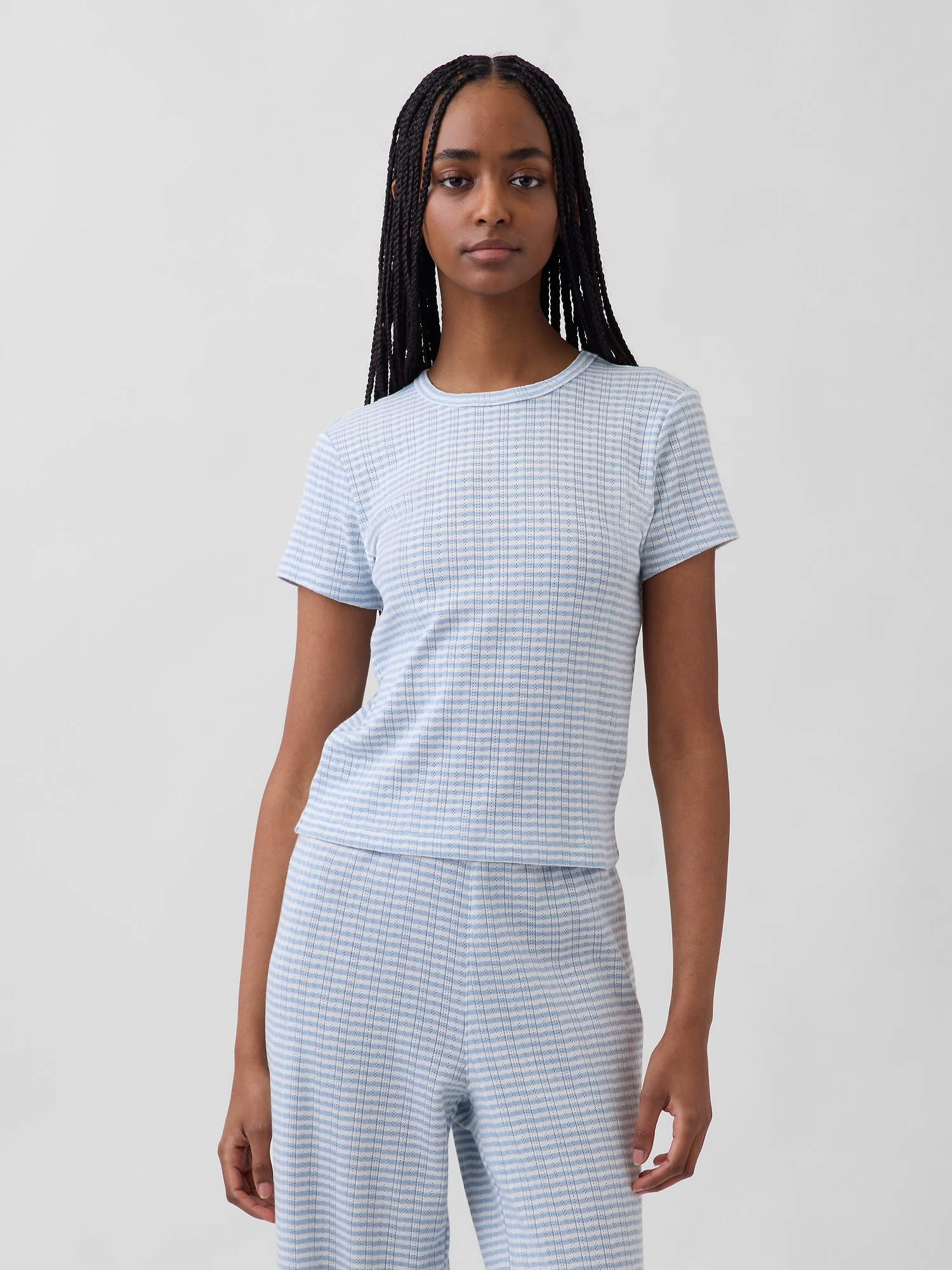 Pointelle PJ T-Shirt