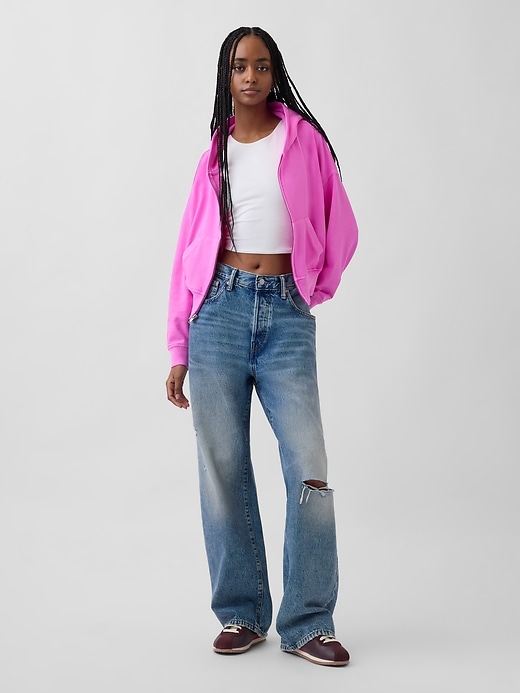 Image number 2 showing, VintageSoft Terry Zip Hoodie