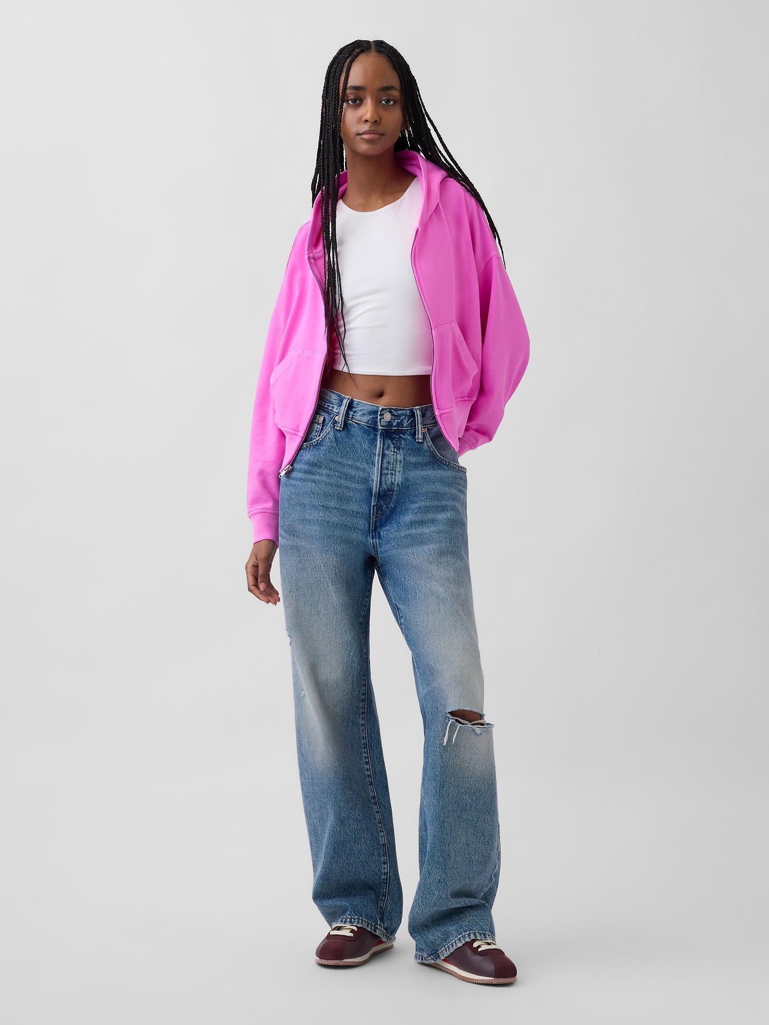 VintageSoft Terry Zip Hoodie | Gap