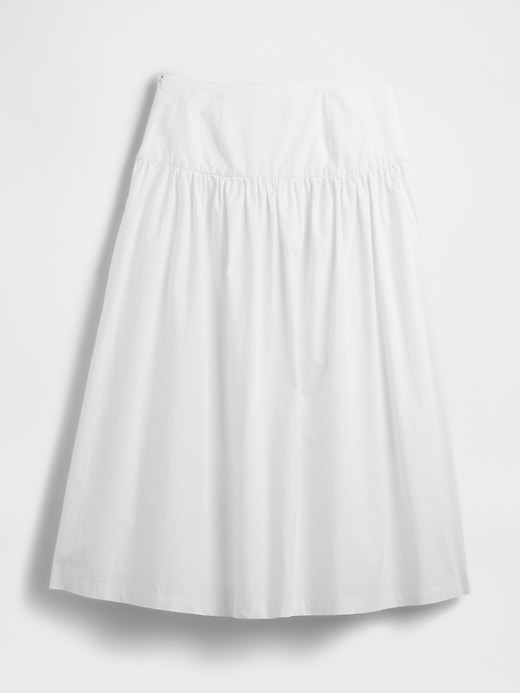 Image number 5 showing, Poplin Drop-Waist Maxi Skirt