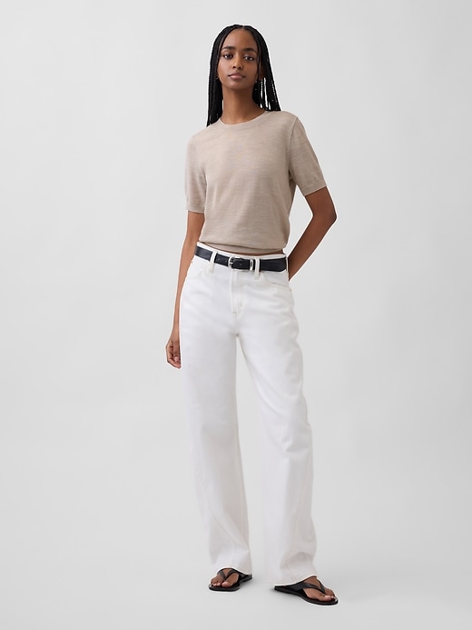 Image number 2 showing, 100% Merino Wool Sweater Top