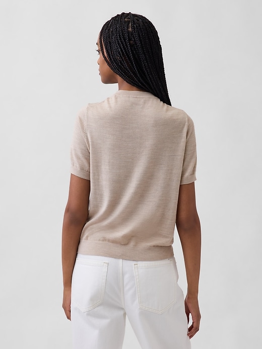 Image number 3 showing, 100% Merino Wool Sweater Top
