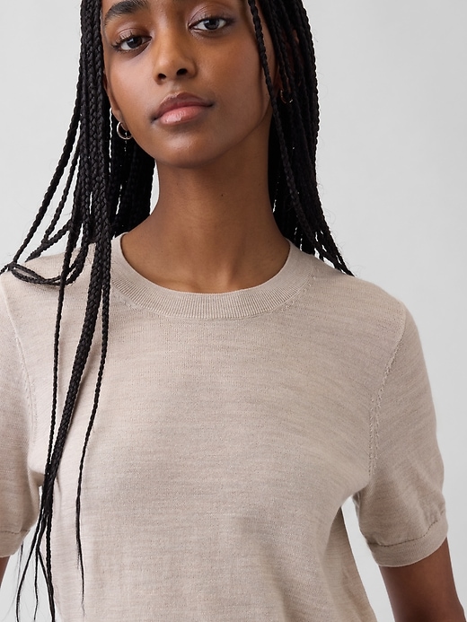 Image number 4 showing, 100% Merino Wool Sweater Top