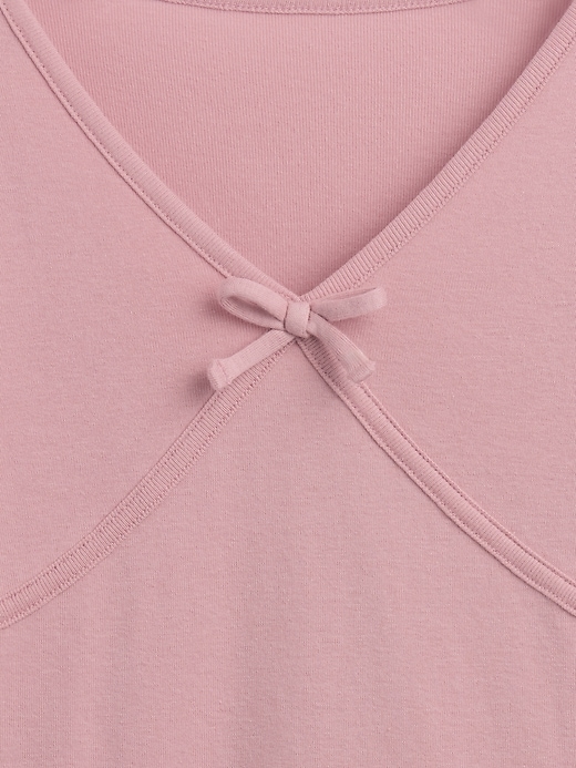 Image number 4 showing, Kids Cross Front Bow T-Shirt