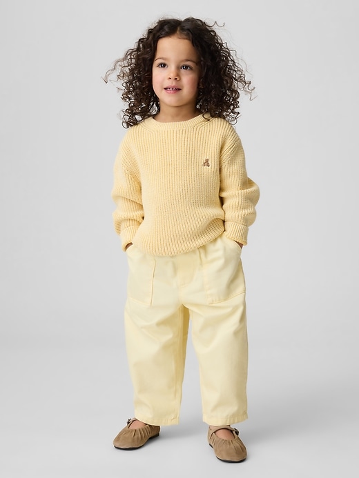 Image number 2 showing, Baby & Toddler UltraSoft Pull-On Barrel Pants