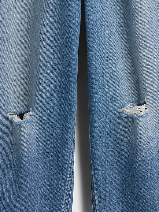 Image number 6 showing, Kids High Rise Easy Barrel Jeans