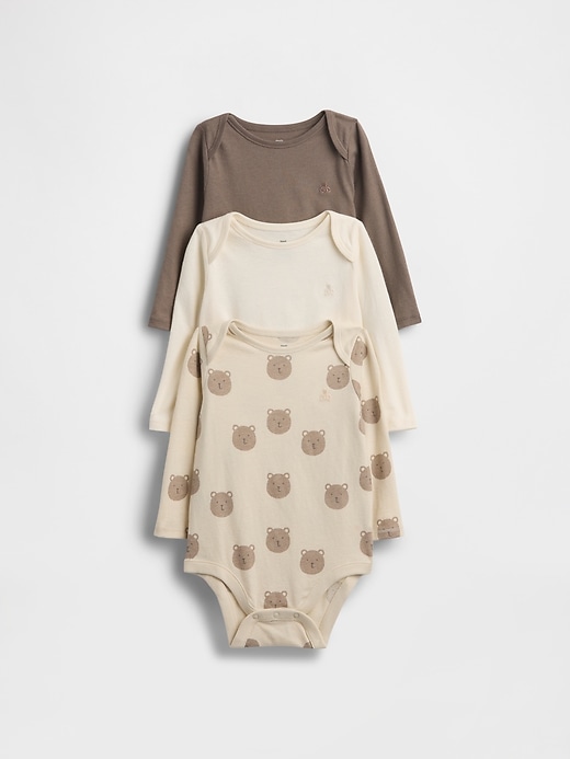 Image number 1 showing, Baby First Favorites Organic Cotton Bodysuit (3-Pack)