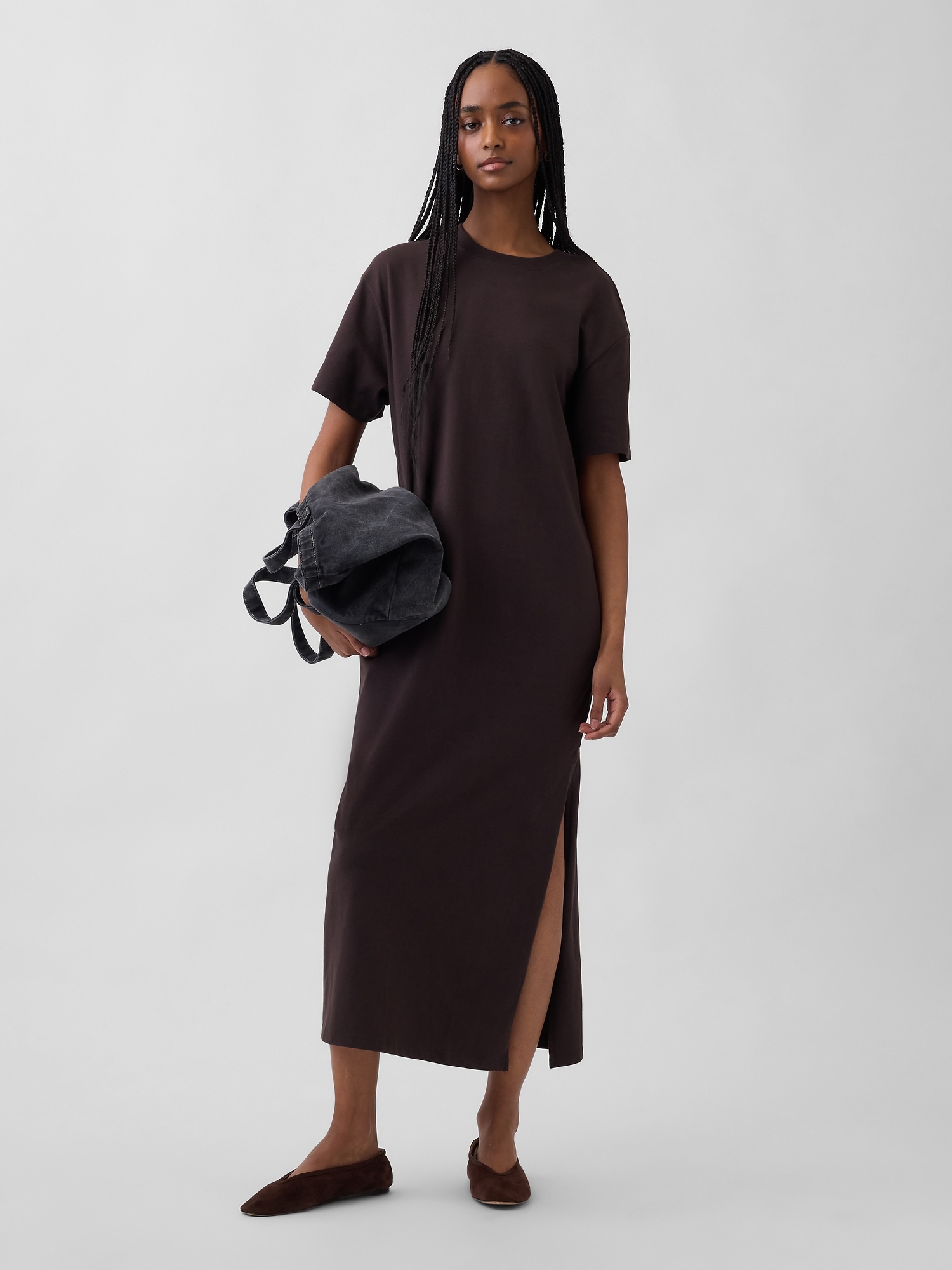 Heavyweight Oversized Maxi T-Shirt Dress