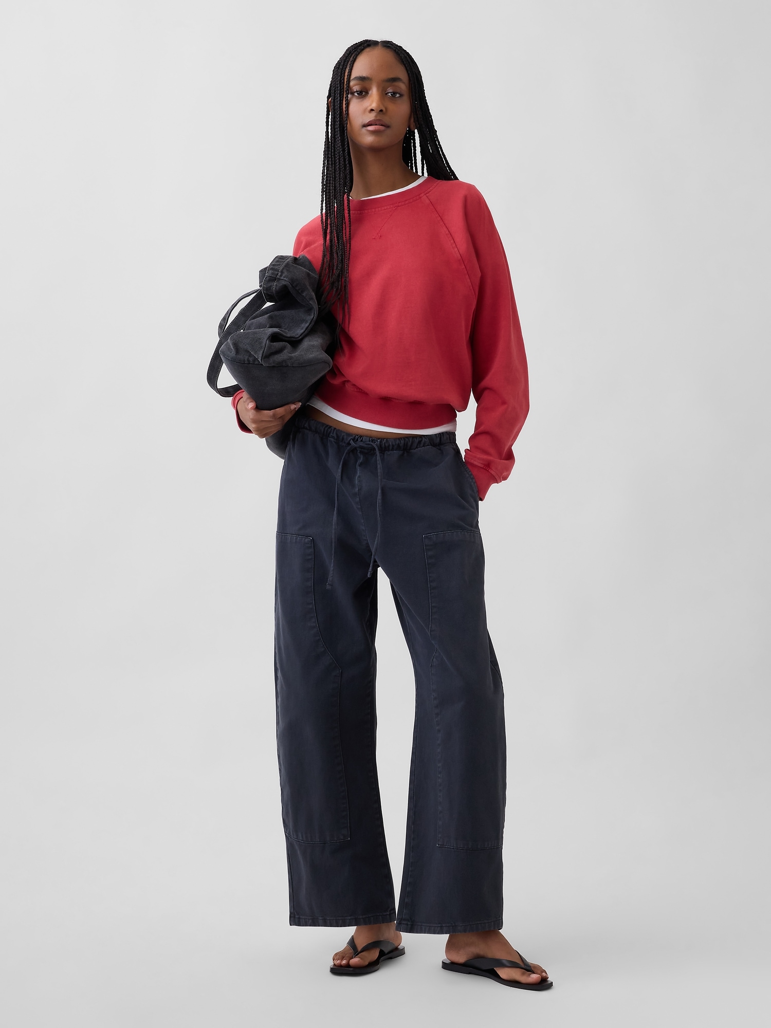 French Terry Raglan Sweatshirt