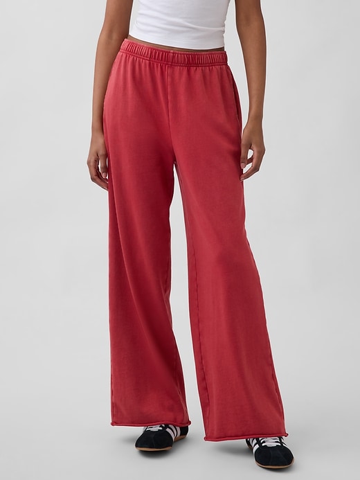 L'image numéro 2 présente Pantalon classique en jersey bouclette