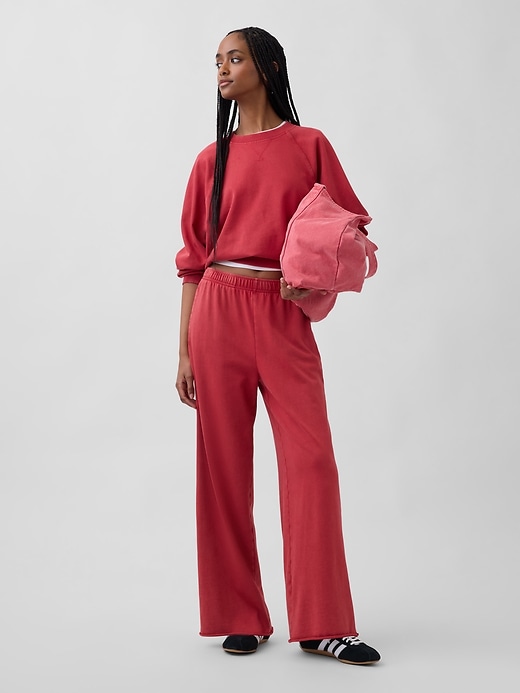 L'image numéro 1 présente Pantalon classique en jersey bouclette