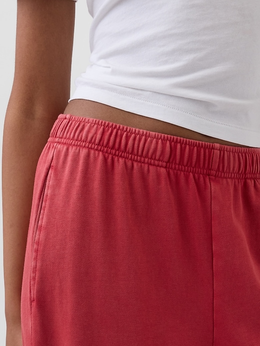 L'image numéro 5 présente Pantalon classique en jersey bouclette