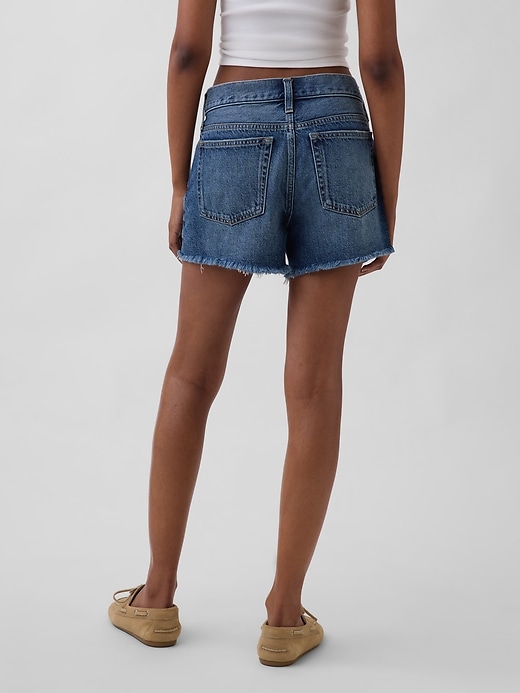 Image number 4 showing, 4" Mid Rise UltraSoft Relaxed Cutoff Shorts