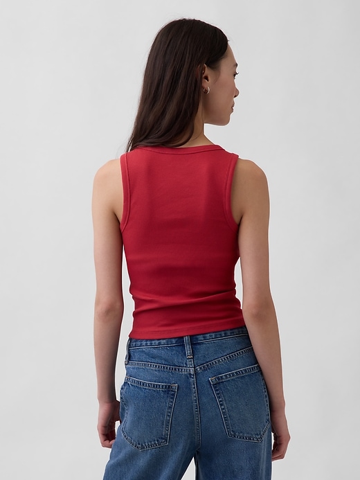 Image number 3 showing, Rib Scoop Tank Top