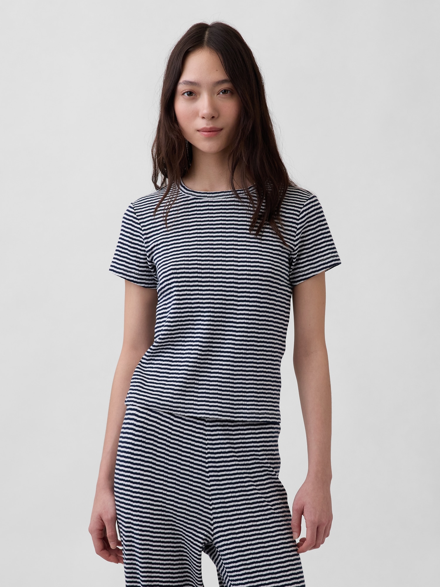 Pointelle PJ T-Shirt