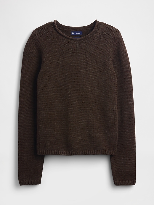 Image number 5 showing, 100% Cotton Rollneck Sweater