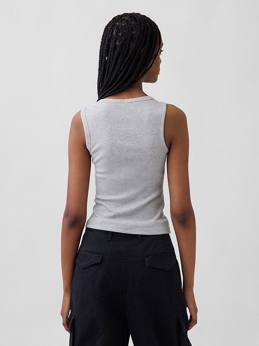 Image number 3 showing, Rib Scoop Tank Top