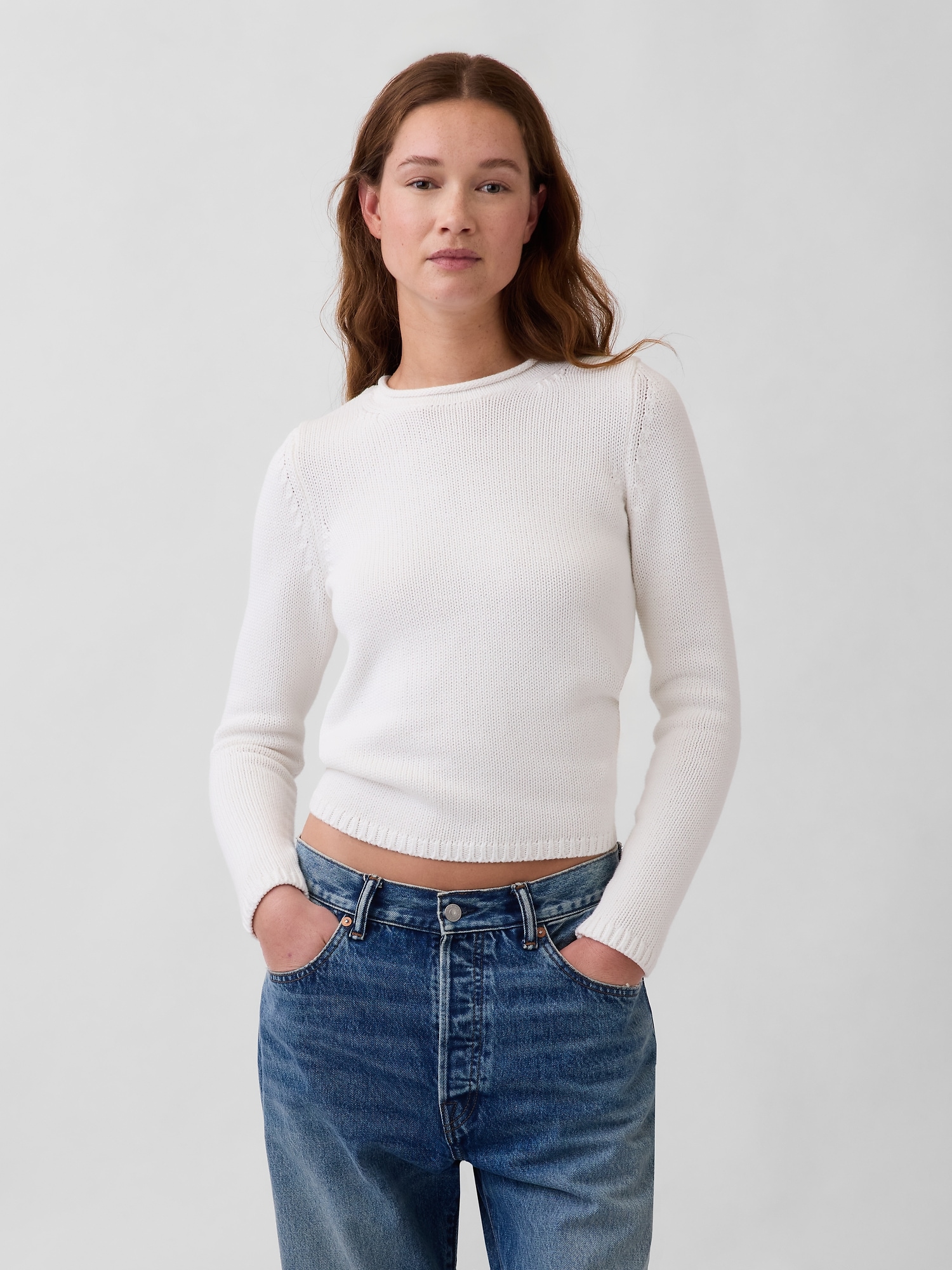 100% Cotton Rollneck Sweater
