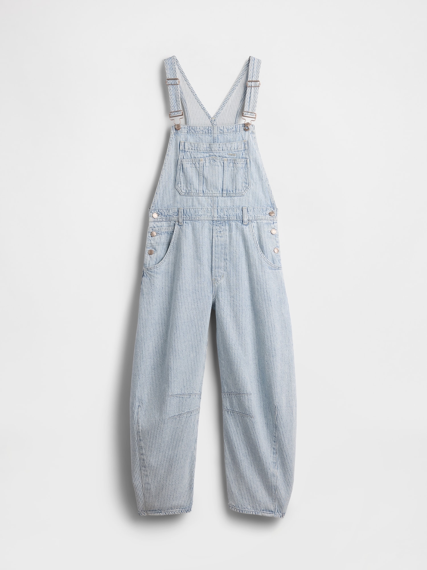 UltraSoft Denim Horseshoe Overalls