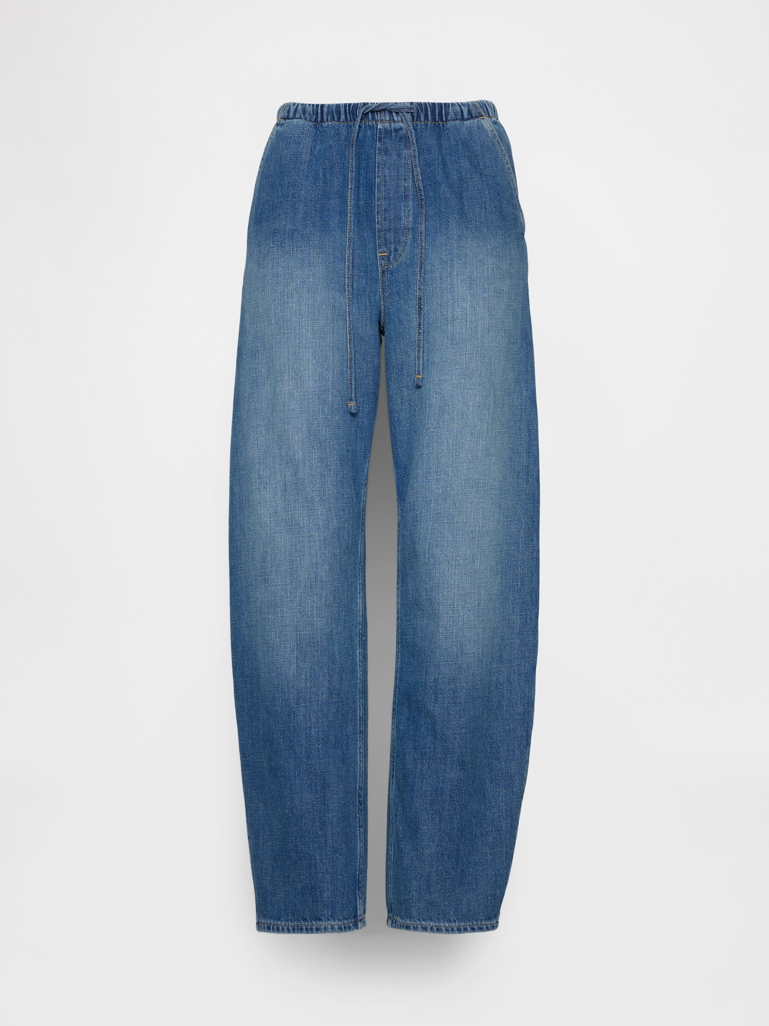 High Rise Easy Barrel Jeans