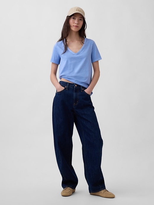 Image number 2 showing, Organic Cotton VintageSoft V-Neck T-Shirt