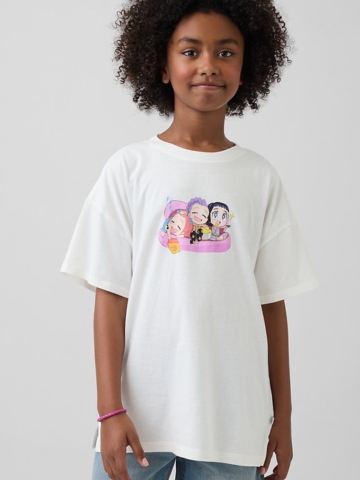 Image number 1 showing, Kids KPop Demon Hunters Graphic Tunic T-Shirt