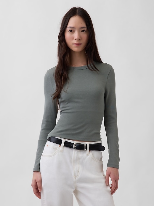 Image number 1 showing, Modern Crewneck T-Shirt