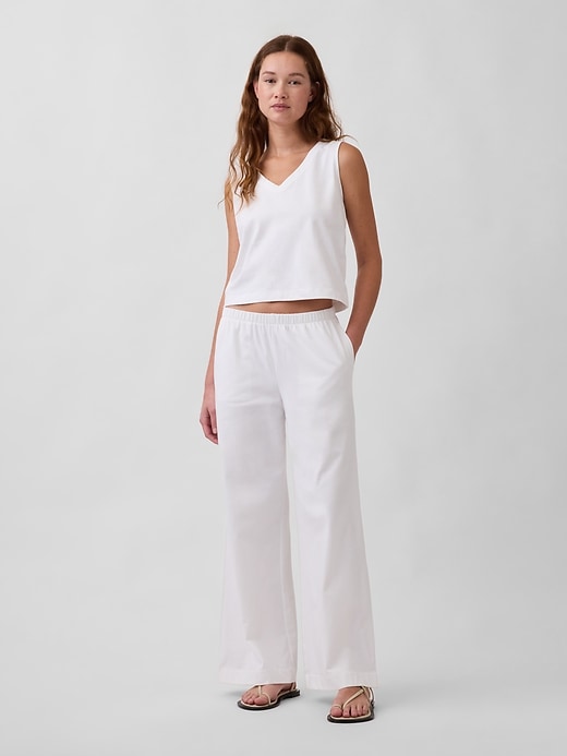 Image number 1 showing, Heavyweight Easy Wide-Leg Pants